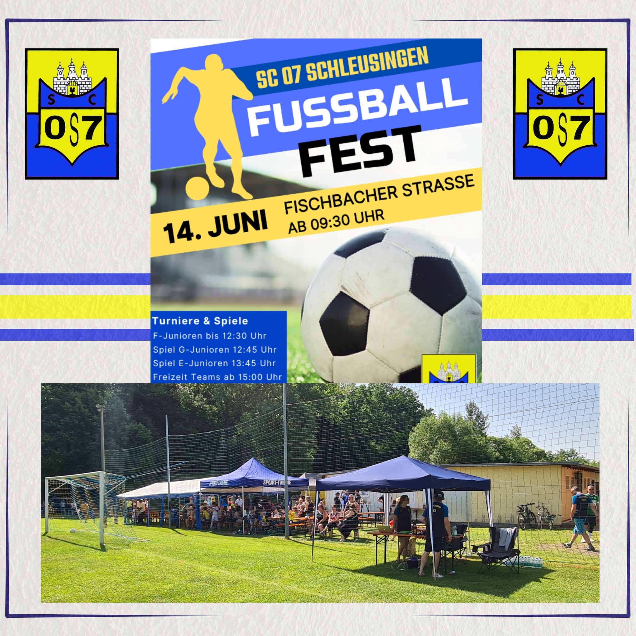 🥳 𝐅𝐮ß𝐛𝐚𝐥𝐥𝐟𝐞𝐬𝐭 𝐢𝐧 𝐝𝐞𝐫 𝐅𝐢𝐬𝐜𝐡𝐛𝐚𝐜𝐡𝐞𝐫 𝐒𝐭𝐫𝐚ß𝐞 ⚽️